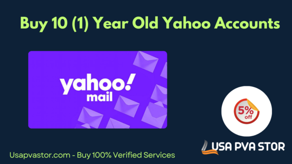 Buy 10 (1) Year Old Yahoo Accounts