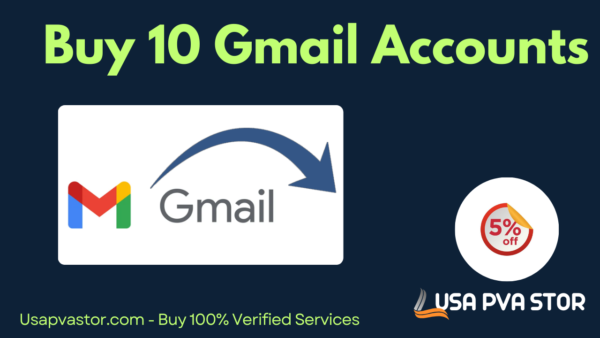 Buy 10 Gmail Accounts