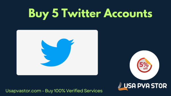 Buy 5 Twitter Accounts