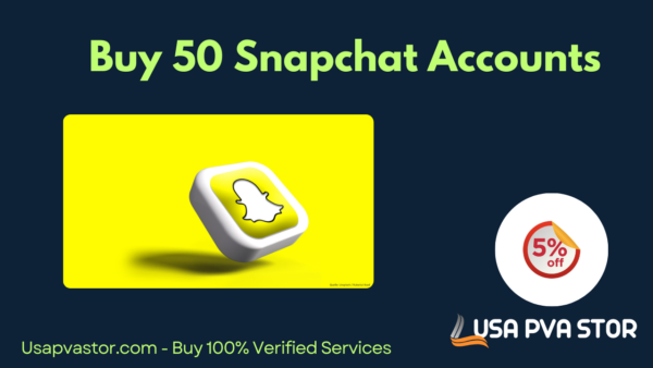 Buy 50 Snapchat Accounts