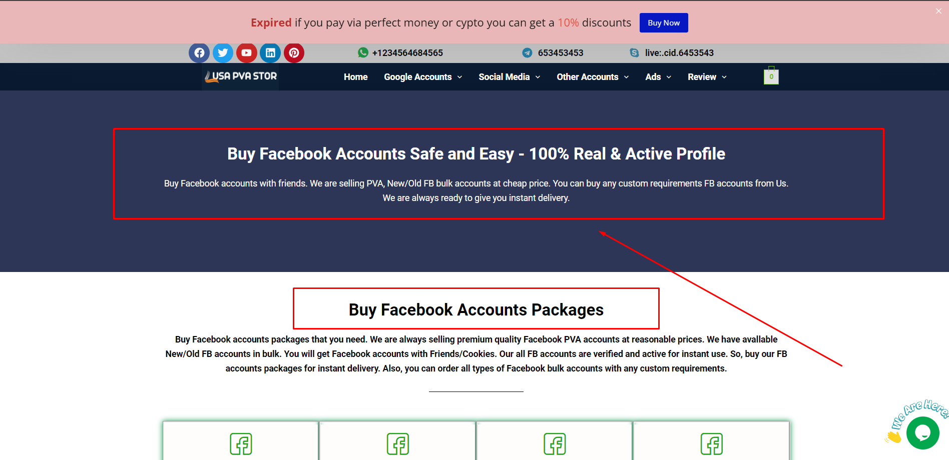 Buy Facebook Accounts