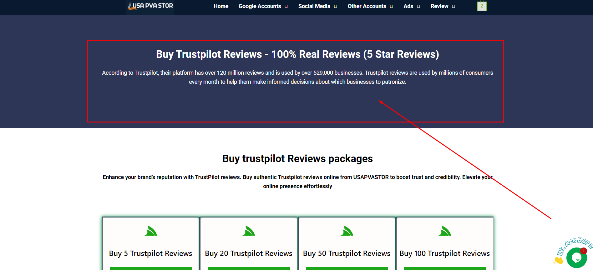 Buy Trustpilot Reviews